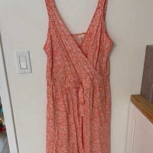 Treasure & Bond Coral Floral Dress